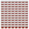 vidaXL Frascos de vidro com tampas prateadas 96 pcs 110 ml