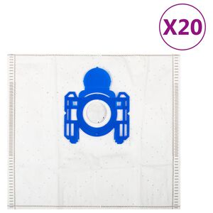 vidaXL Sacos de aspirador de p&oacute; para AEG GR.28 20 pcs