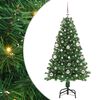 vidaXL &Aacute;rvore de Natal Artificial Verde 150 cm PVC, A&ccedil;o e Pl&aacute;stico