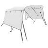 vidaXL Toldo de 3 arcos Bimini c/ paredes laterais 183x(170-182)x137cm