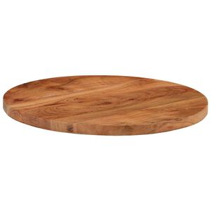 vidaXL Tampo de mesa redondo &Oslash;40x3,8 cm madeira de ac&aacute;cia maci&ccedil;a