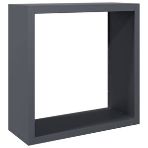 vidaXL Suporte para lenha 100x40x100 cm a&ccedil;o antracite