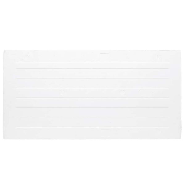 vidaXL Pain&eacute;is de parede 3D 10 pcs 100x50 cm EPS vermelho