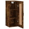 vidaXL Arm&aacute;rio parede 34,5x34x90 cm derivados madeira carvalho fumado