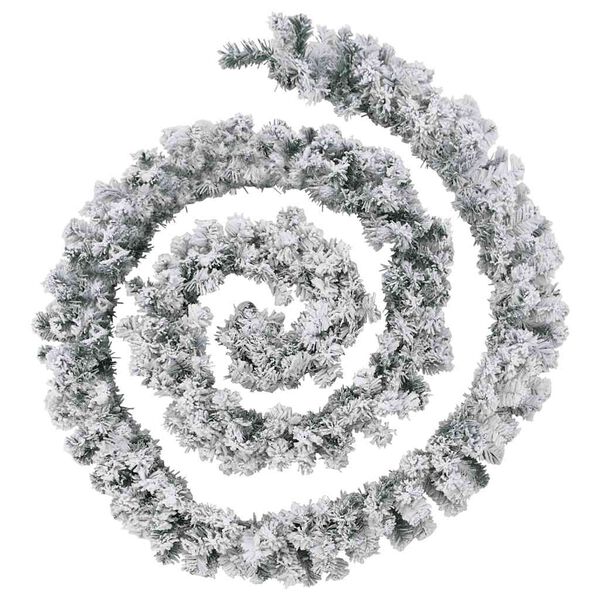 vidaXL Grinalda de Natal com luzes LED 20 m PVC verde