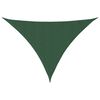 vidaXL Para-sol vela tecido oxford triangular 2,5x2,5x3,5 m verde-esc.