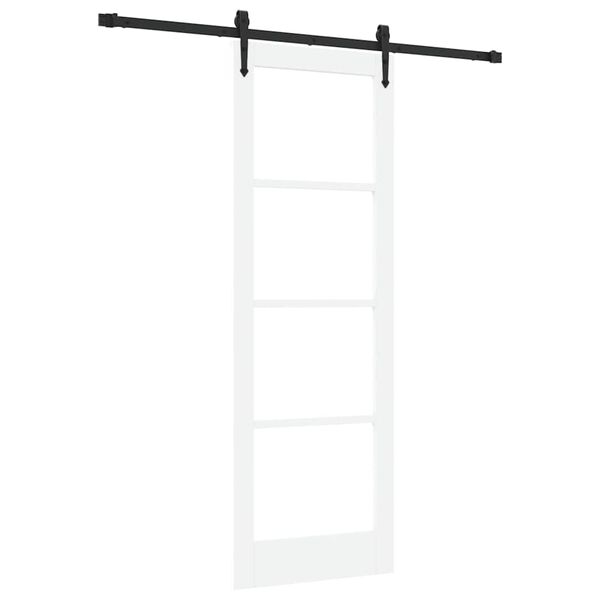 vidaXL Porta Deslizante Branco 73,5 x 211 cm