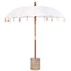 vidaXL Parasol Balin&ecirc;s com Base 260 210-220 cm
