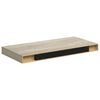 vidaXL Prateleiras de parede suspensas 2 pcs 50x23x3,8cm MDF carvalho