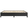 vidaXL Estrutura de cama 200x200 cm couro artificial preto