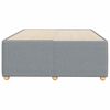 vidaXL Estrutura de cama sem colch&atilde;o 120x200 cm tecido cinzento-claro