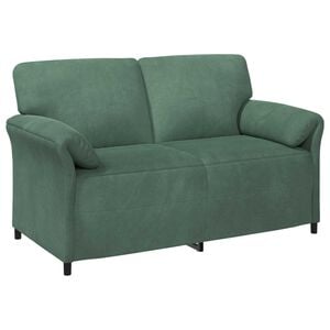 vidaXL Sof&aacute; para 2 Pessoas Verde do Mar 158 x 83 x 95 cm Veludo