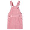 Vestido com peitilho para crian&ccedil;a bombazina rosa-claro 116