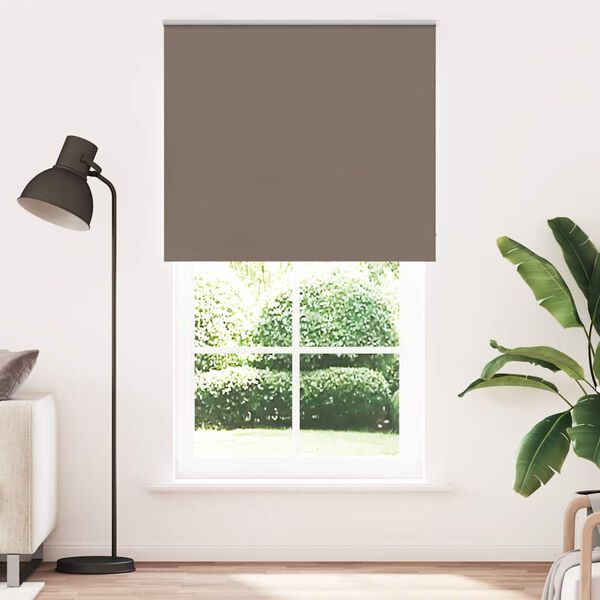 vidaXL Persiana de enrolar 120x210 cm largura tecido 116,6cm poli&eacute;ster