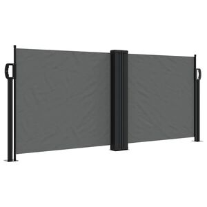 vidaXL Toldo lateral retr&aacute;til 100x600 cm antracite