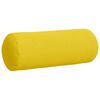 vidaXL Almofadas de Apoio 2 pcs Amarelo Claro Ø 25 x 70 cm tecido