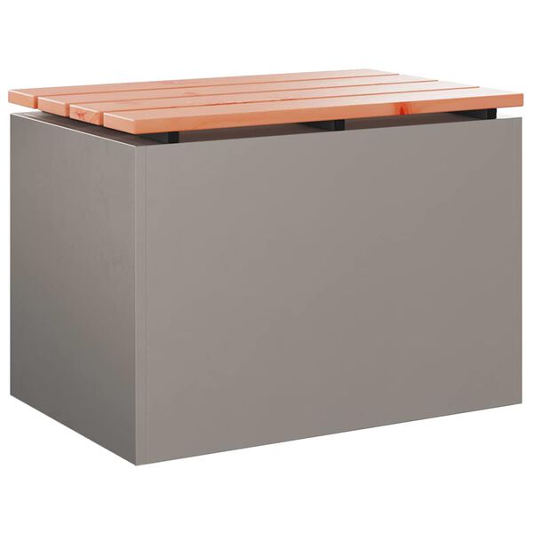 vidaXL Banco de jardim Ferro Enferrujado 60 x 40 x 43 cm A&ccedil;o corten