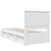 vidaXL Estrutura da Cama Branco 90 x 190 cm Madeira de Pinheiro S&oacute;lida