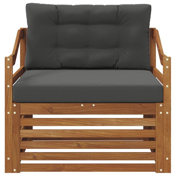 vidaXL Conjunto de Sof&aacute;s para Exterior Madeira S&oacute;lida de Ac&aacute;cia