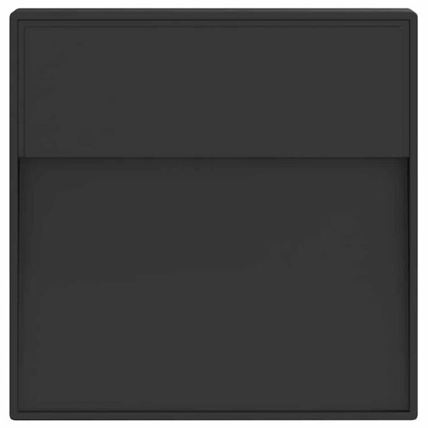 vidaXL Candeeiro de parede LED para exterior alum&iacute;nio fundido preto