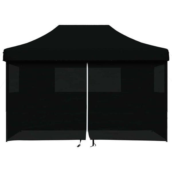 vidaXL Tenda de Festa Preto 279 x 410 x 315 cm Tecido Oxford