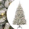 vidaXL &Aacute;rvore de Natal Artificial 180 cm 300 LED Branco quente