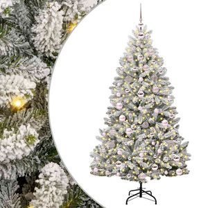 vidaXL &Aacute;rvore de Natal Artificial 180 cm 300 LED Branco quente