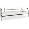 vidaXL Estrutura sof&aacute;-cama 90x200 cm metal cinzento