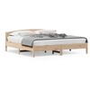 vidaXL Cama sem colch&atilde;o 200x200 cm madeira de pinho maci&ccedil;a