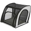 TRIXIE Cadeirinha de carro para animais 44x40x37 cm cinzento e preto