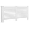 vidaXL Coberturas de radiador 2 pcs 172x19x81,5 cm MDF branco