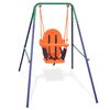 vidaXL Conjunto de baloi&ccedil;os com arn&ecirc;s de seguran&ccedil;a laranja