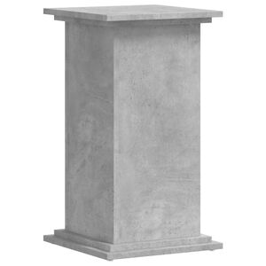 vidaXL Suporte p/ plantas 33x33x60 cm derivados madeira cinza cimento