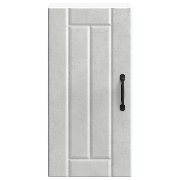 vidaXL Arm&aacute;rio de parede da cozinha Lucca madeira cinzento cimento