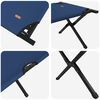vidaXL Cama de Camping Dobr&aacute;vel Manual 2 pcs Azul 210 x 80 x 46 cm