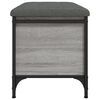vidaXL Banco de arruma&ccedil;&atilde;o 62x42x45cm derivados madeira cinzento sonoma