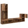 vidaXL Unidades de Parede para TV Madeira Antiga Madeira processada
