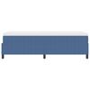 vidaXL Cama Box Azul e Branco 100 x 200 cm Tecido de Veludo Cotele