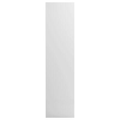 vidaXL Roupeiro 50x50x200 cm contraplacado branco brilhante