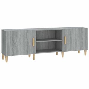vidaXL M&oacute;vel de TV 150x30x50 cm derivados de madeira cinzento sonoma