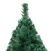 vidaXL &Aacute;rvore Natal artificial pr&eacute;-iluminada c/ bolas 240 cm verde