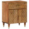 vidaXL Mesa de cabeceira 50x33x60 cm madeira de mangueira maci&ccedil;a