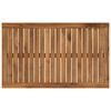 vidaXL Tampo de Mesa LAREN 80,5 x 49 x 2 cm Retangular