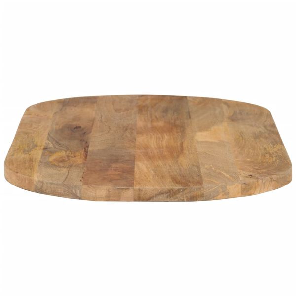 vidaXL Tampo de mesa oval 100x50x2,5 cm madeira de mangueira maci&ccedil;a