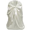 vidaXL Capa de cadeira para banquetes de casamento 12 pcs creme