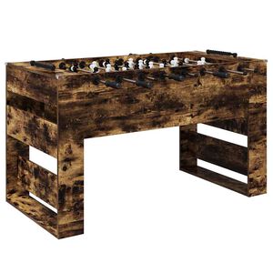 vidaXL Mesa de Pebolim Carvalho Fumado 146,5 x 74 x 85 cm