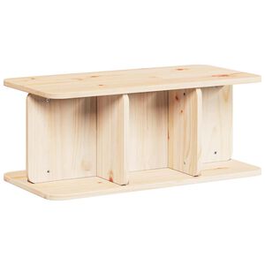 vidaXL Mesa de centro Natural 80 x 39,5 x 33,5 cm