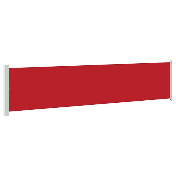 vidaXL Toldo lateral retr&aacute;til para p&aacute;tio 140x600 cm vermelho