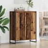 vidaXL Arm&aacute;rio de Sapatos com porta Madeira Antiga 79 x 36 x 100 cm