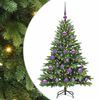 vidaXL &Aacute;rvore de Natal Artificial com 150 LEDs Verde 120 cm PE e PVC